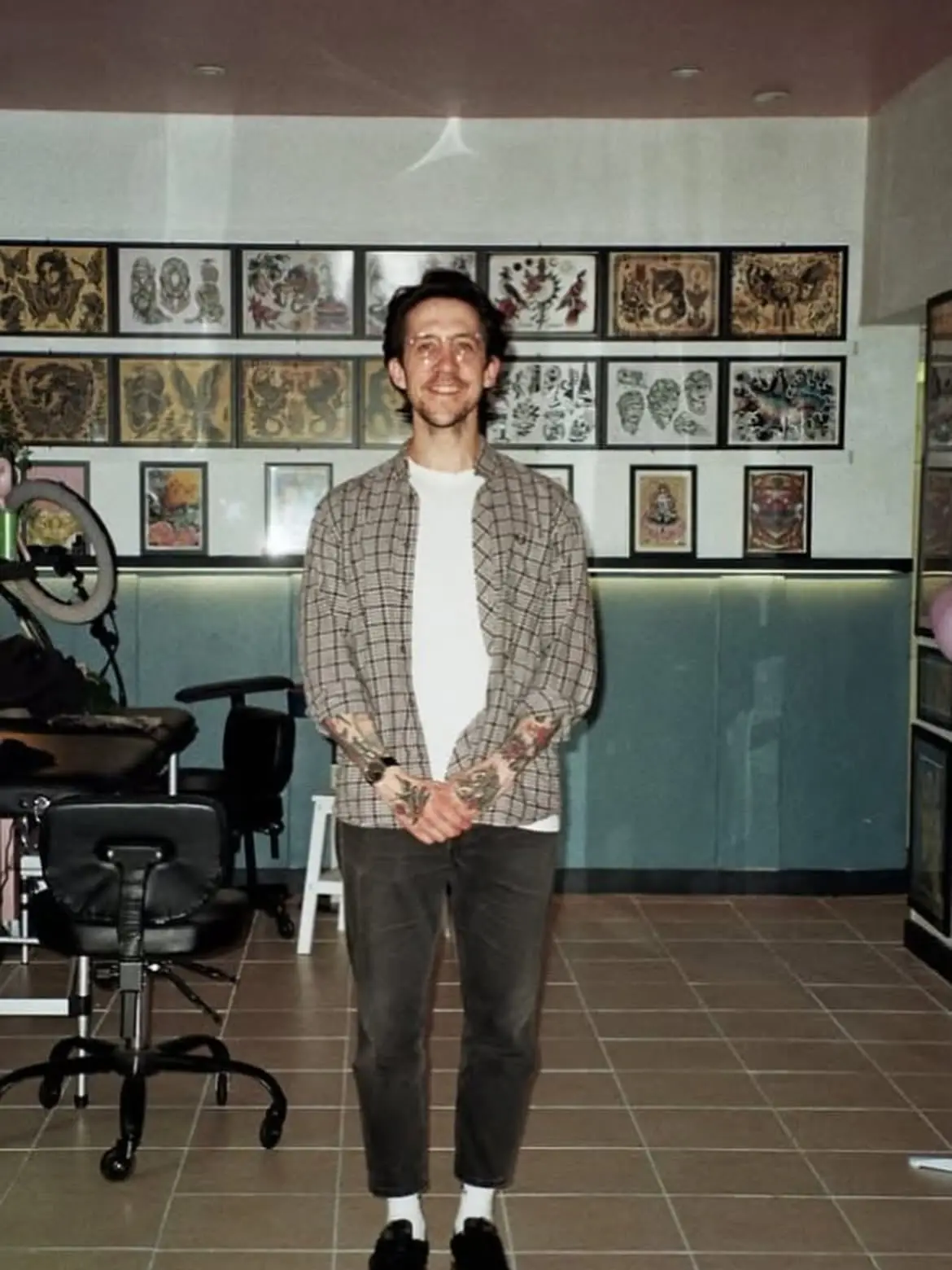 Inside the Wolf & Dagger tattoo studio in Hove